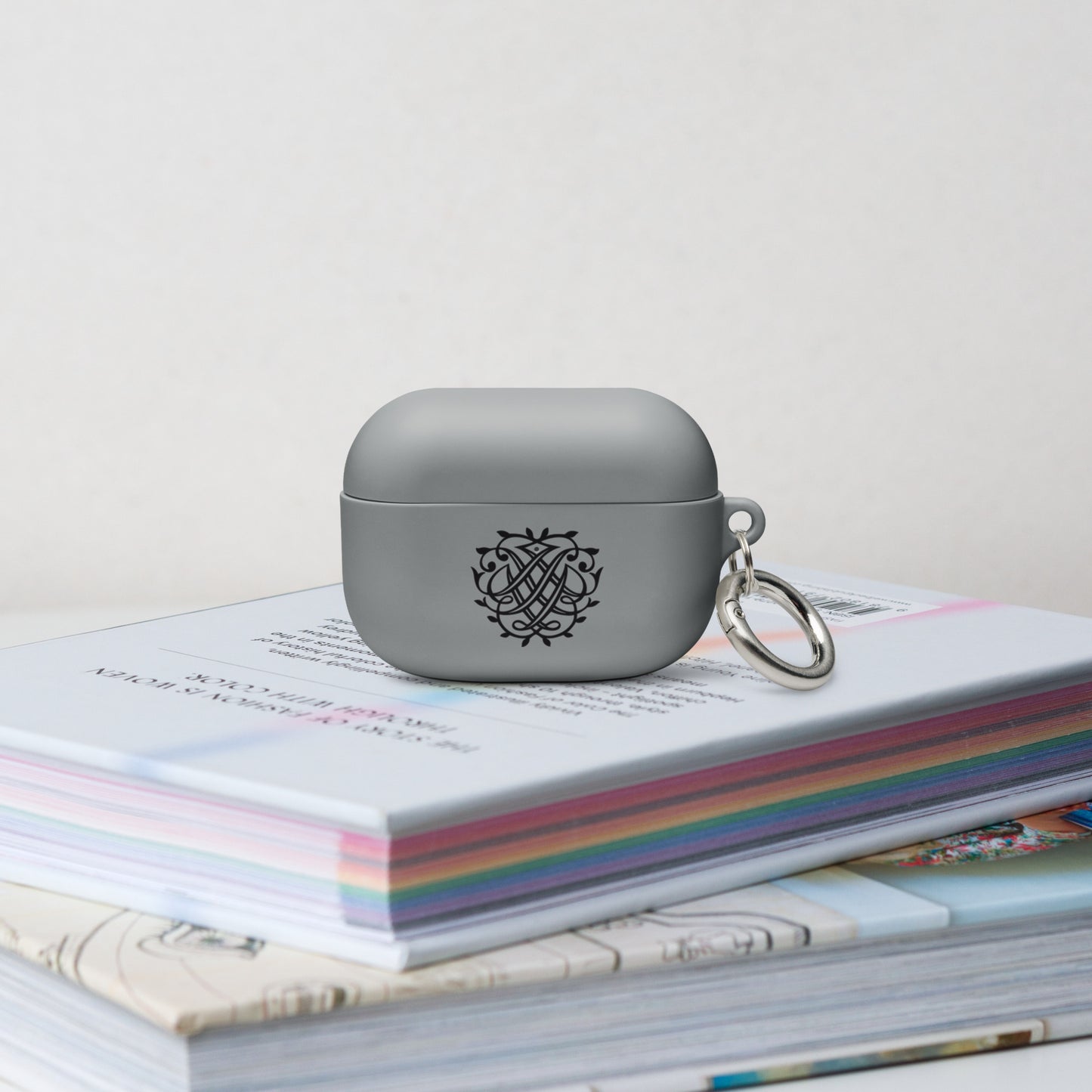 Bach-Schild (Monogramm) leichte Gummihülle für AirPods®