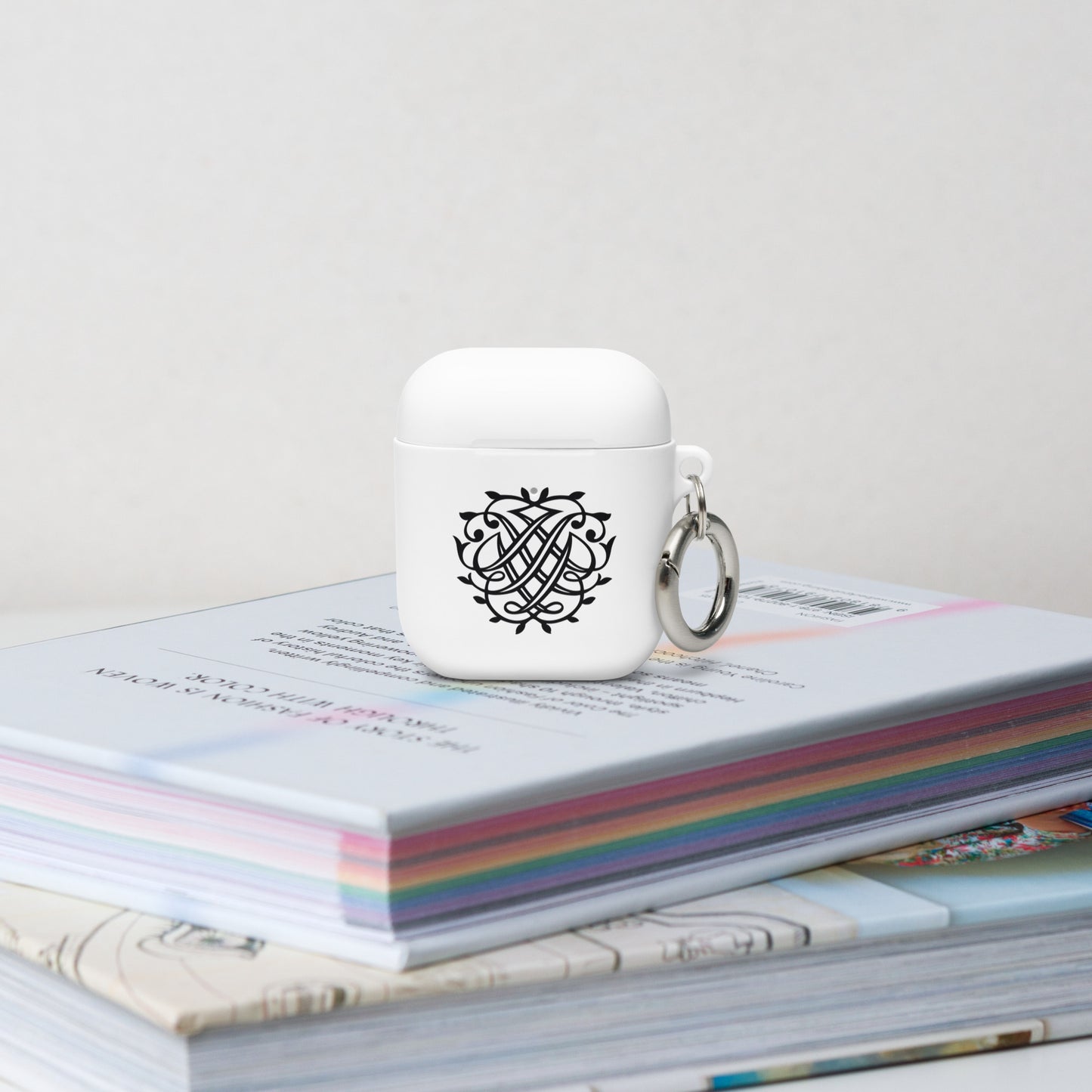 Bach-Schild (Monogramm) leichte Gummihülle für AirPods®