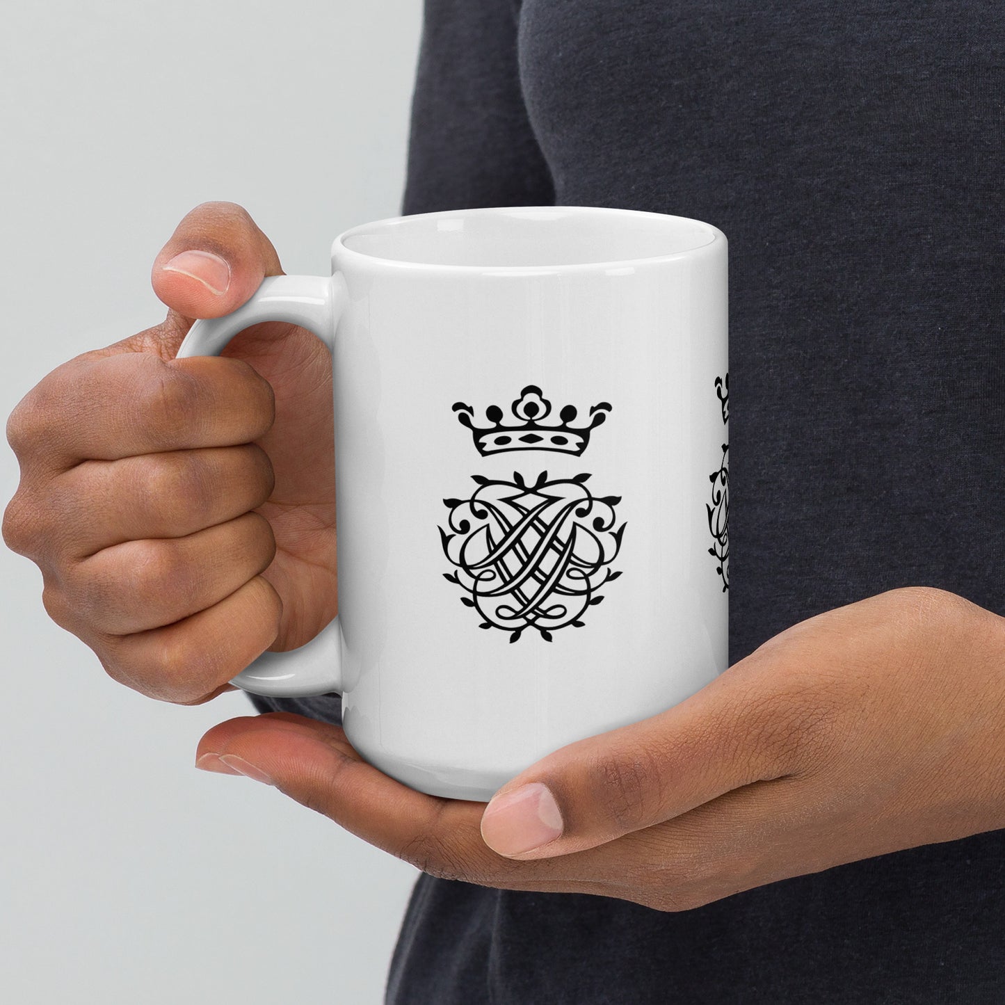 Bach Sign Monogram Mug (bianco, stampa piccola)