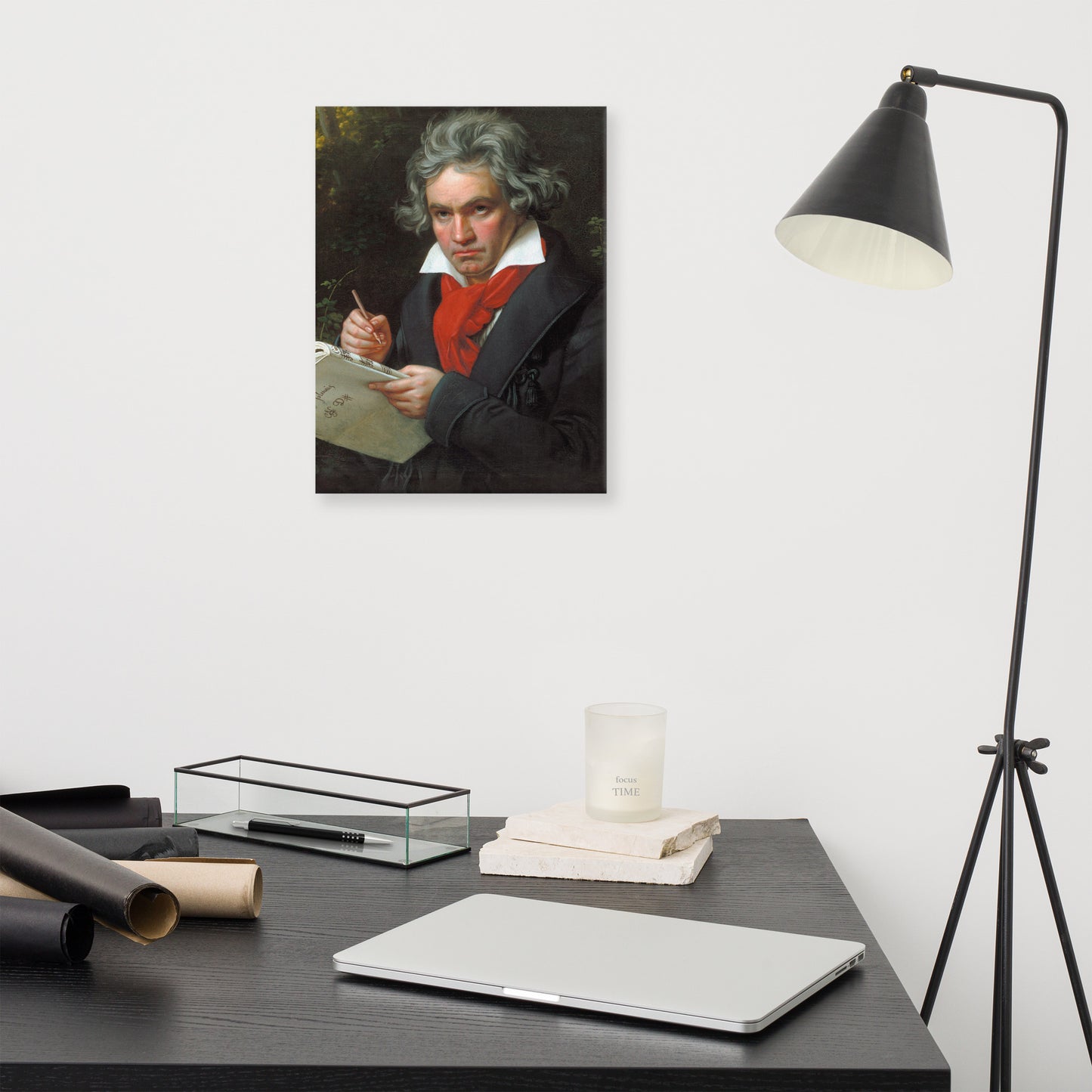 Beethoven Portrait on Canvas