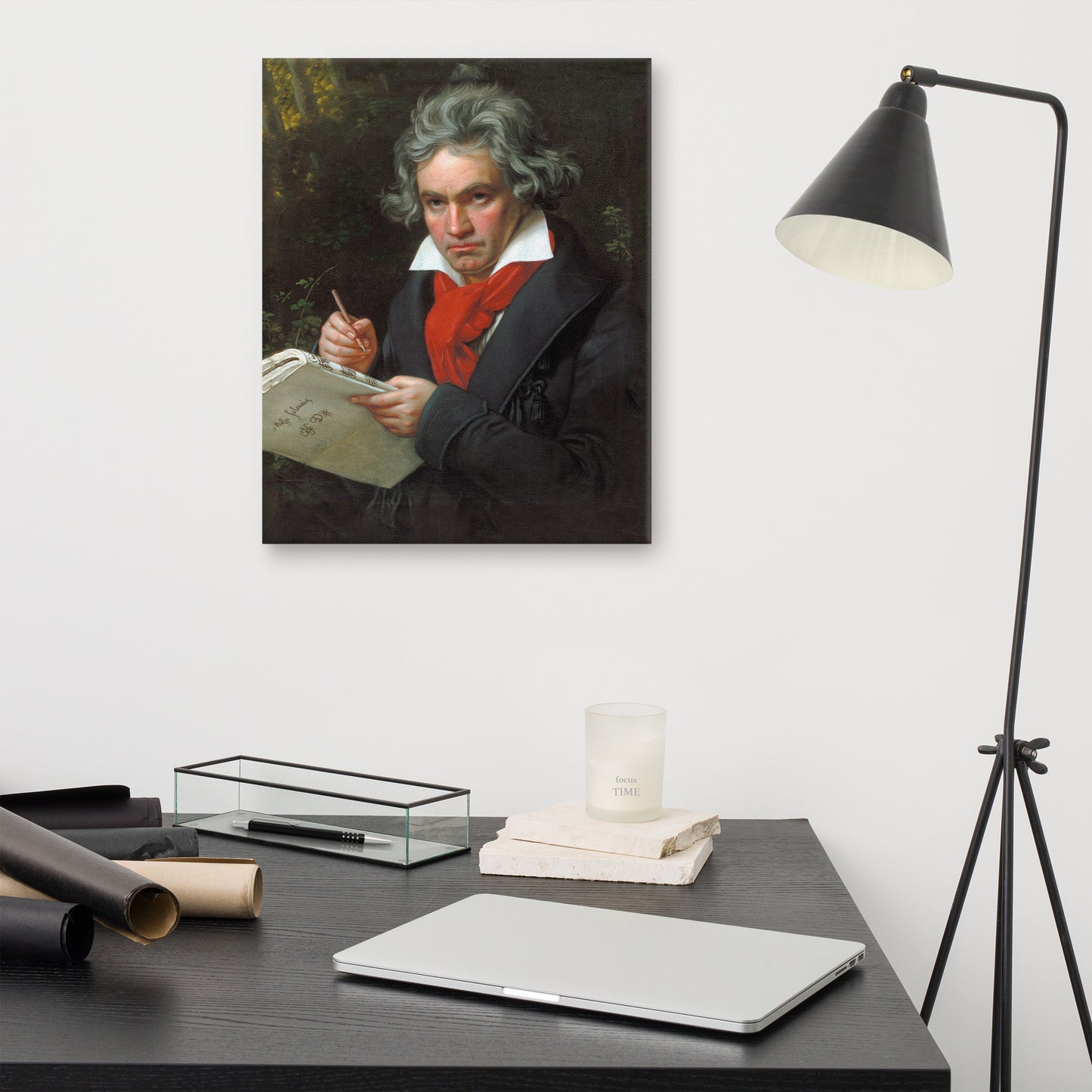 Beethoven Portrait on Canvas