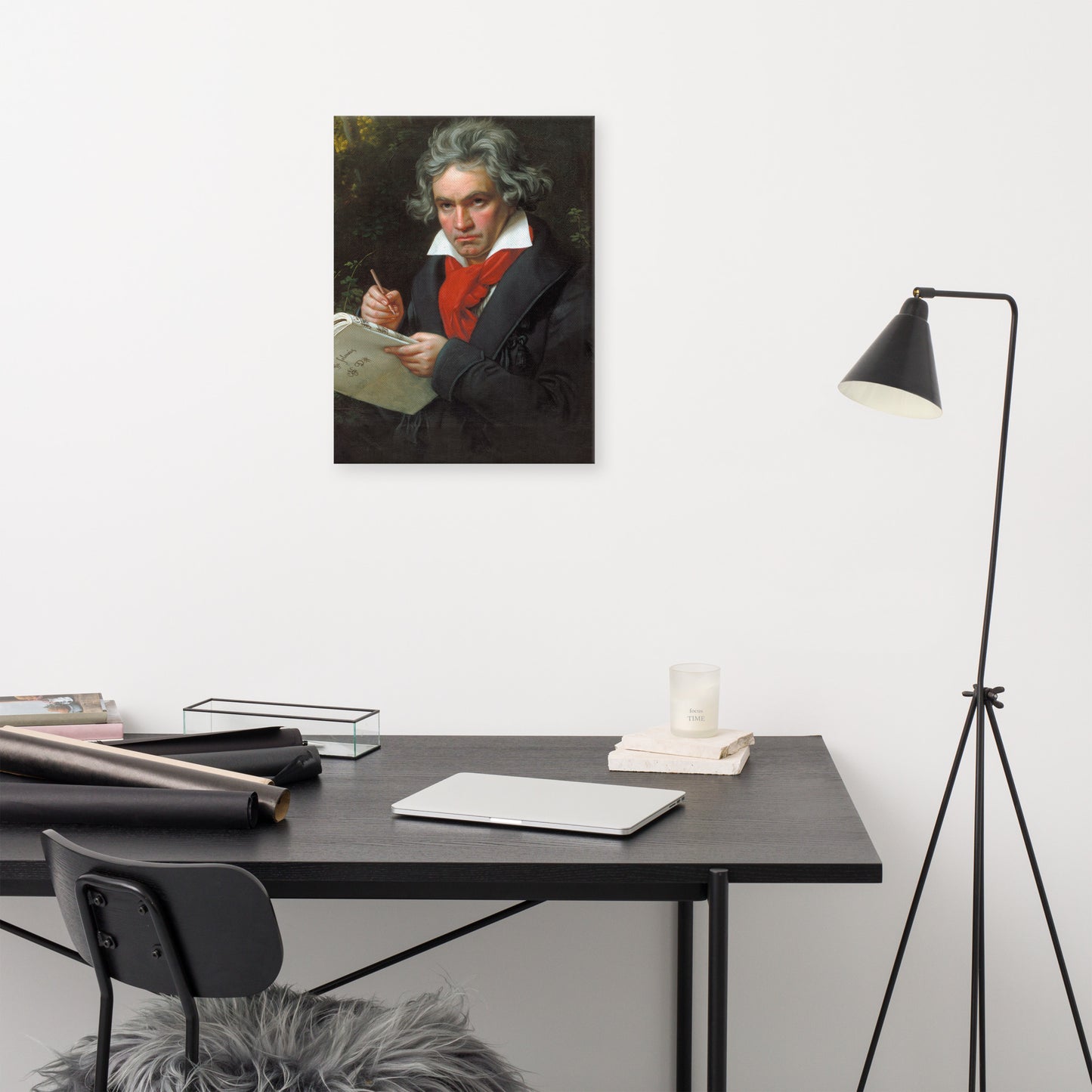 Beethoven Portrait on Canvas