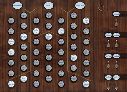 Schwerin, Dom, Ladegast Organ 1871 [Hauptwerk]