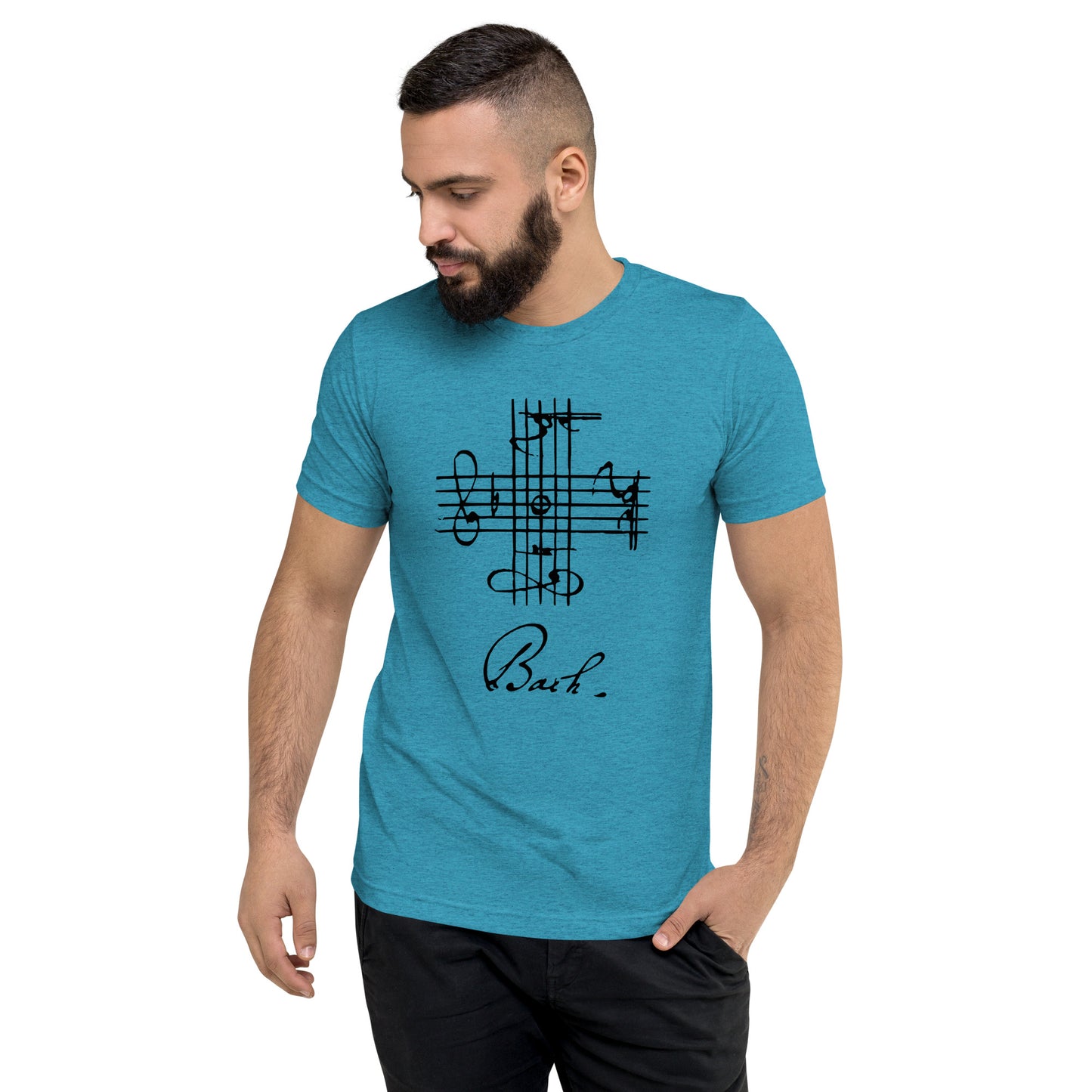 Bach Musical Cross Short sleeve t-shirt