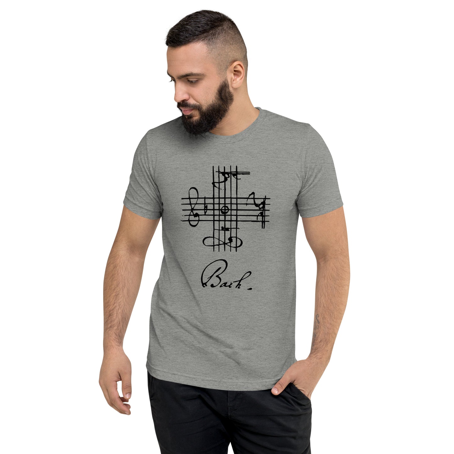 Bach Musical Cross Short sleeve t-shirt