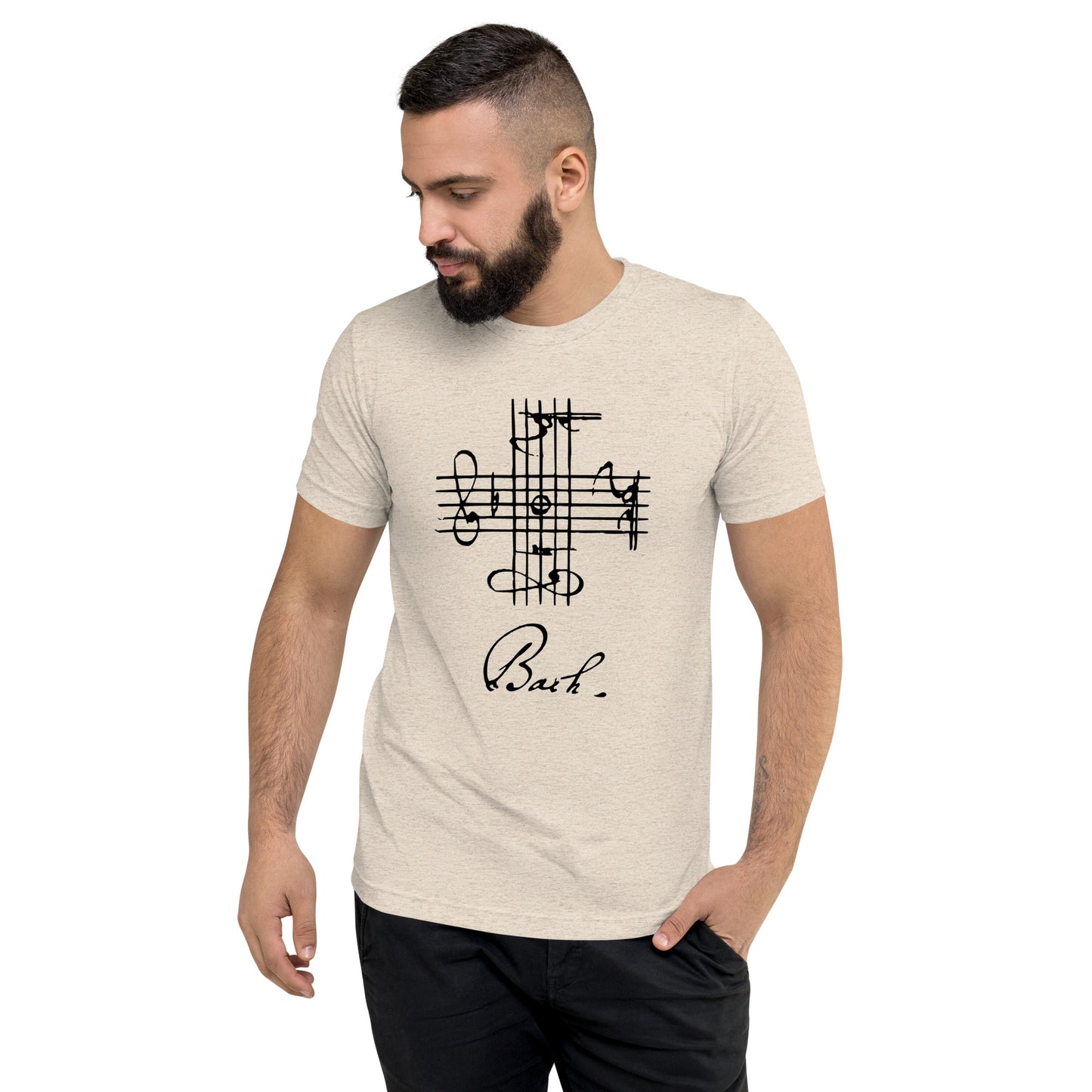 Bach Musical Cross Short sleeve t-shirt