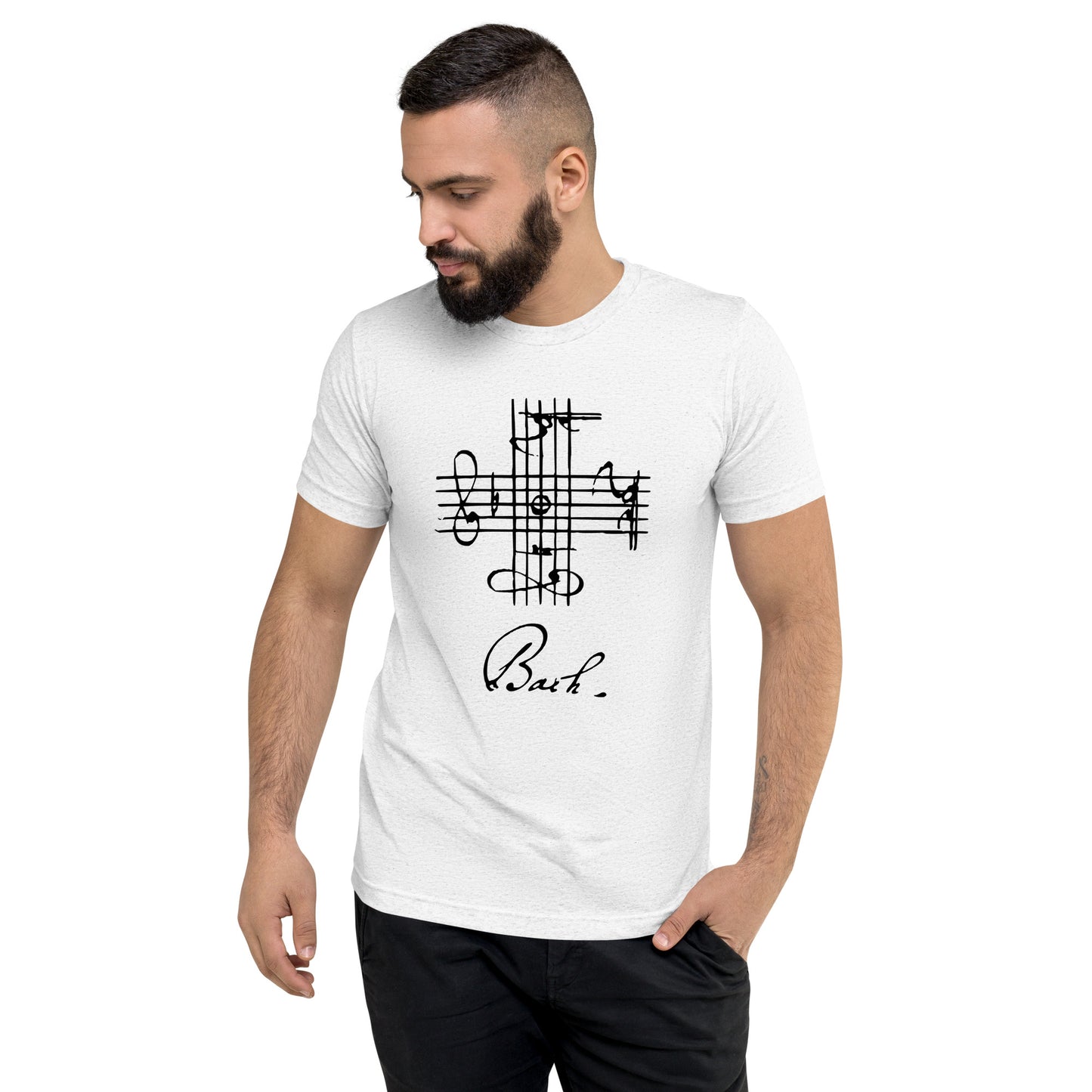 Bach Musical Cross Short sleeve t-shirt