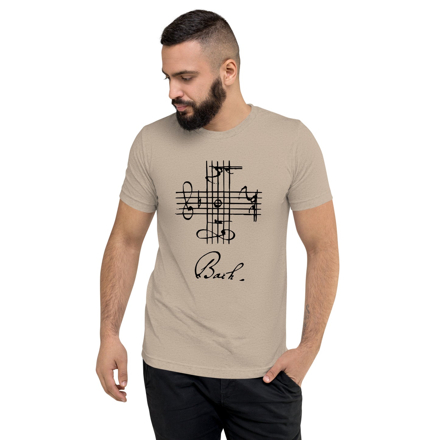 Bach Musical Cross Short sleeve t-shirt