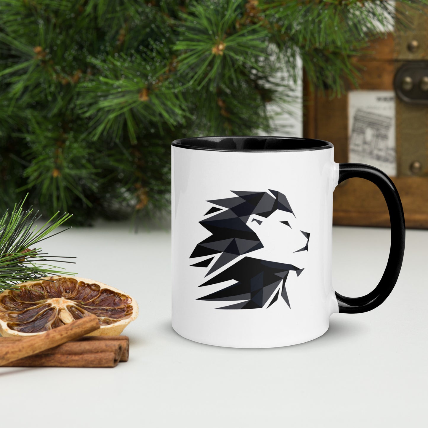 Leonart Lion-head Logo Mug (with Color Inside)