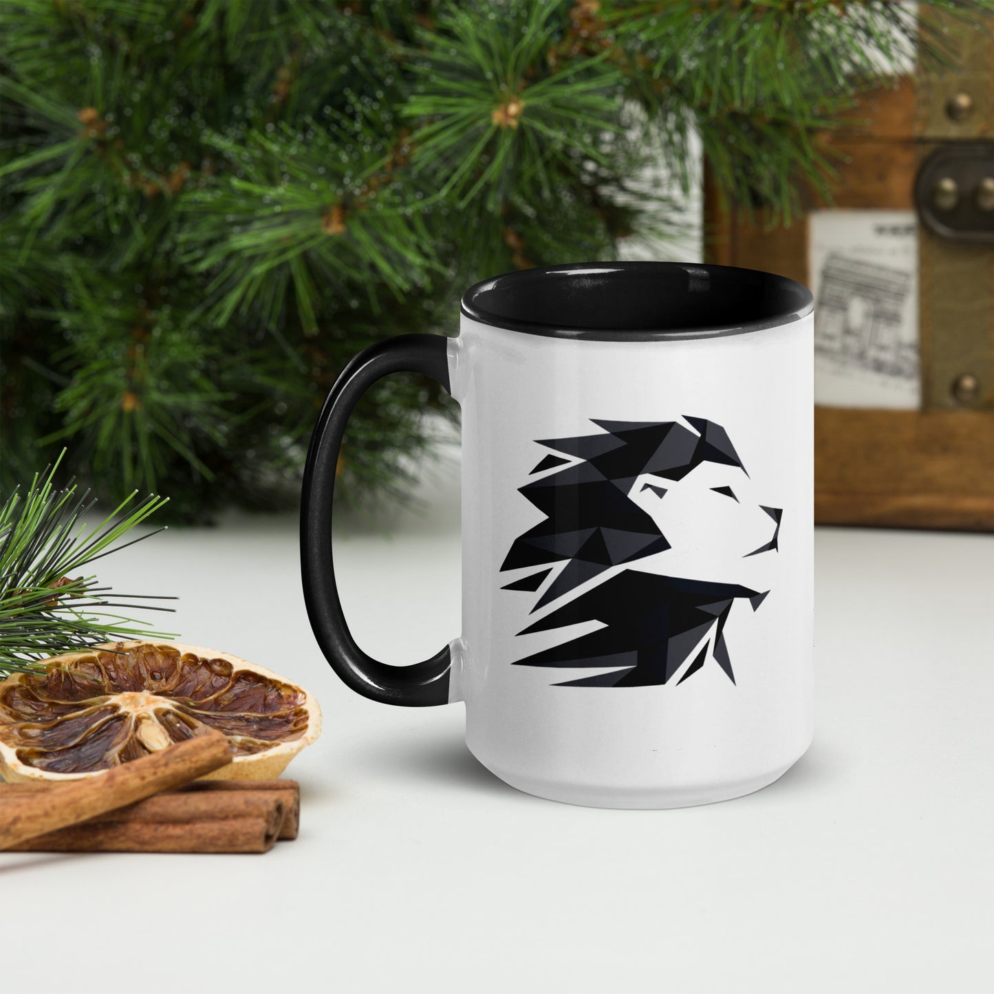 Leonart Lion-head Logo Mug (with Color Inside)