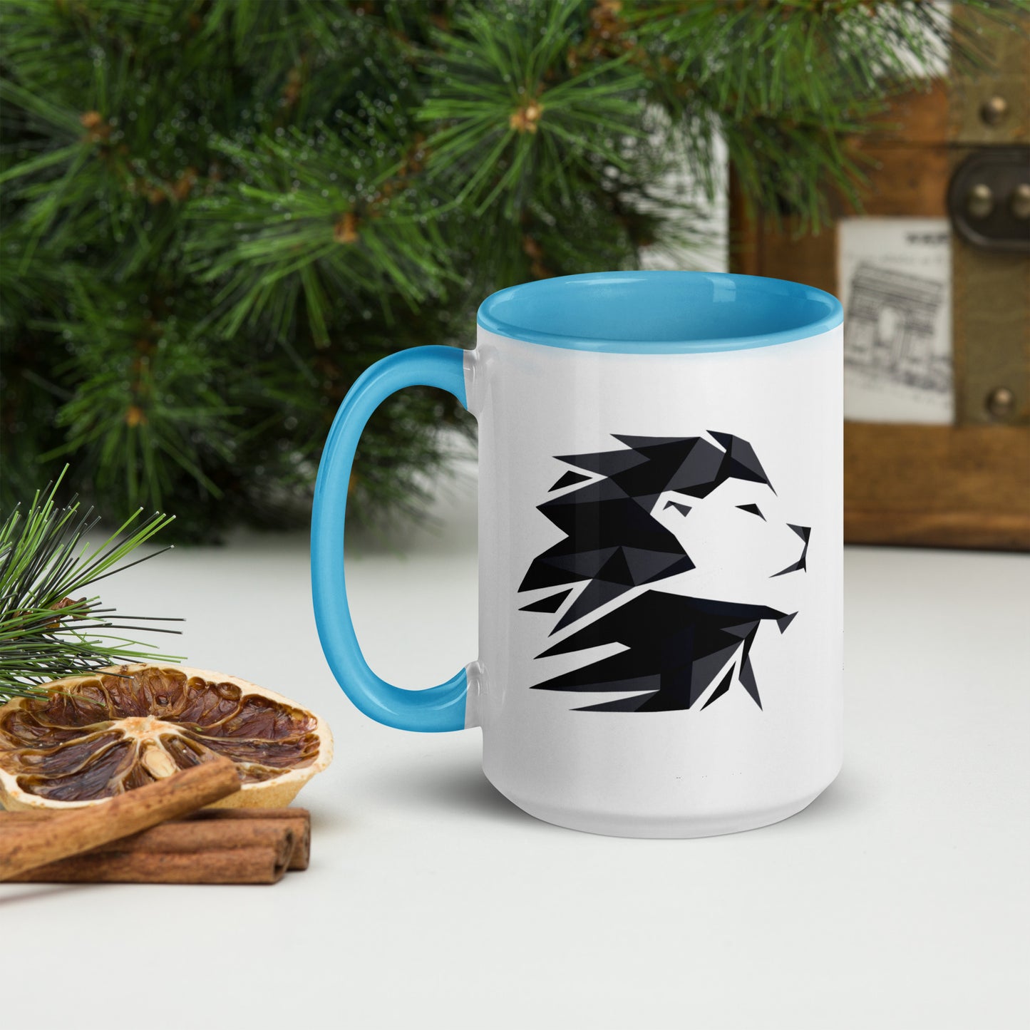 Leonart Lion-head Logo Mug (with Color Inside)