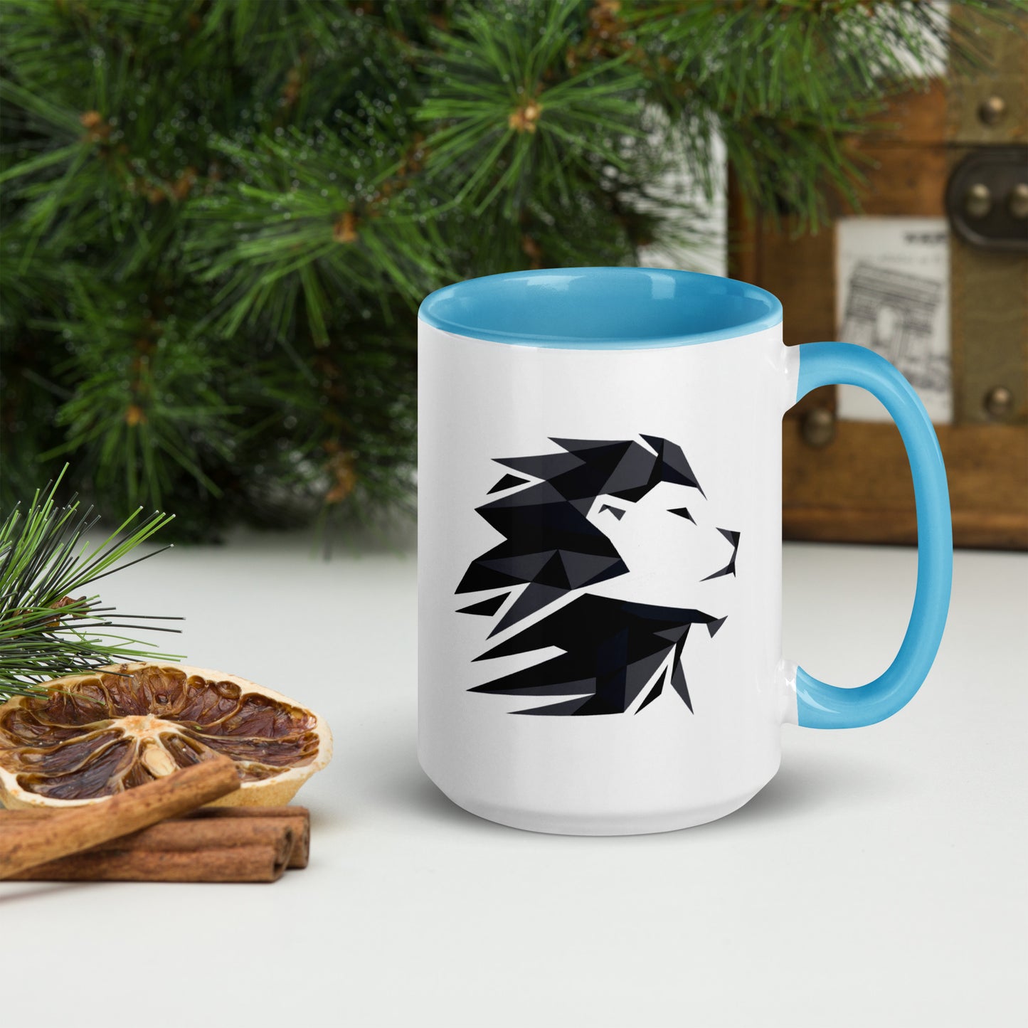 Leonart Lion-head Logo Mug (with Color Inside)