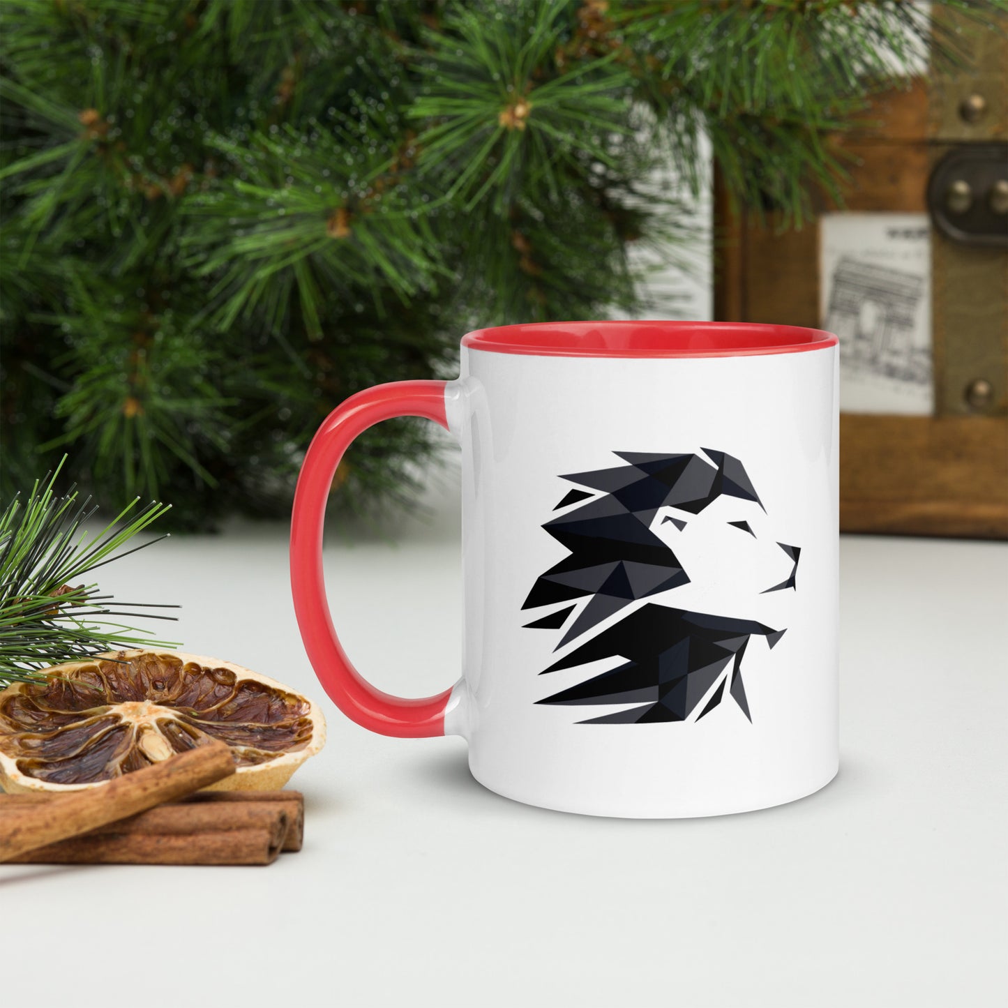 Leonart Lion-head Logo Mug (with Color Inside)