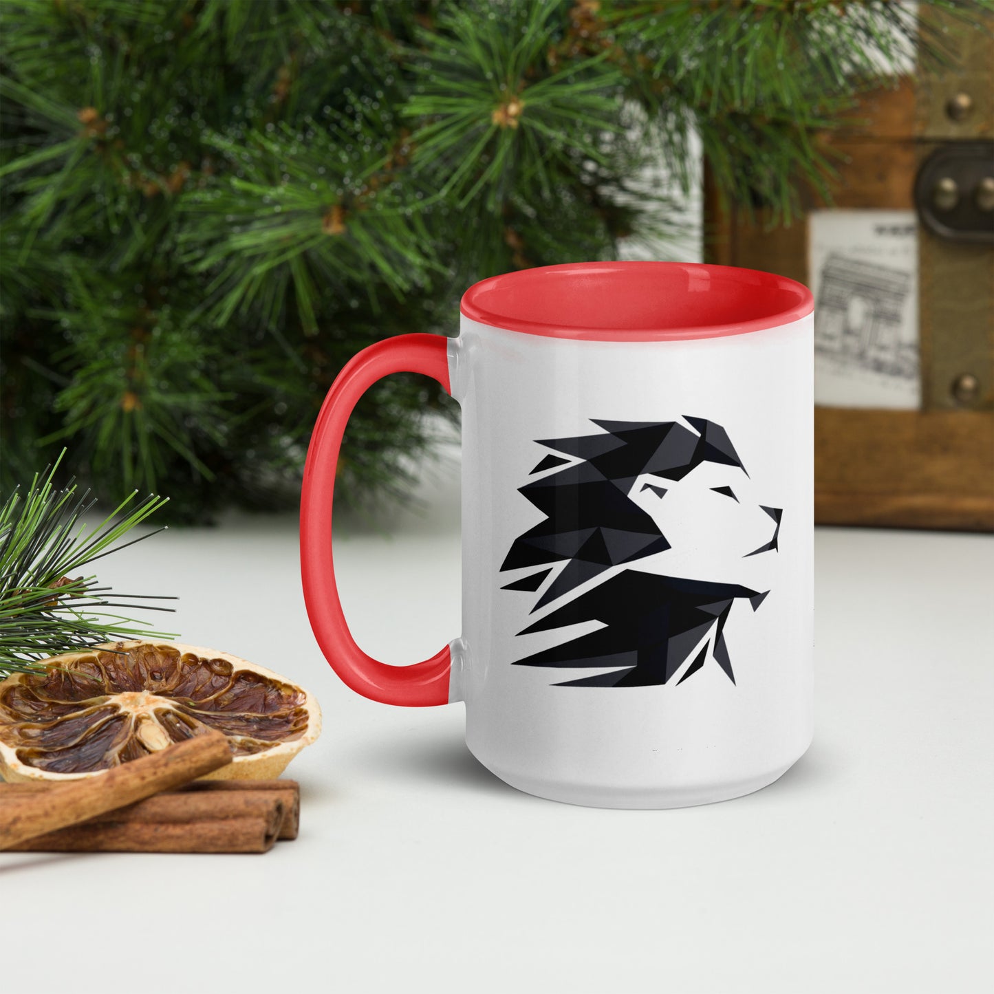 Leonart Lion-head Logo Mug (with Color Inside)